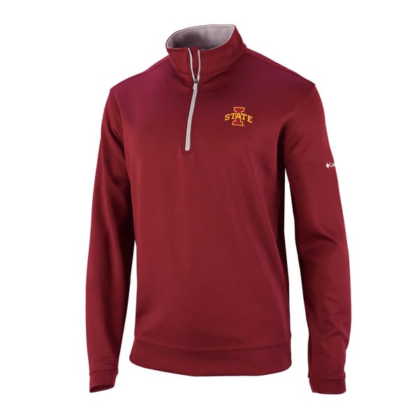 Columbia I-State Cardinal Embroidered Quarter Zip Pullover